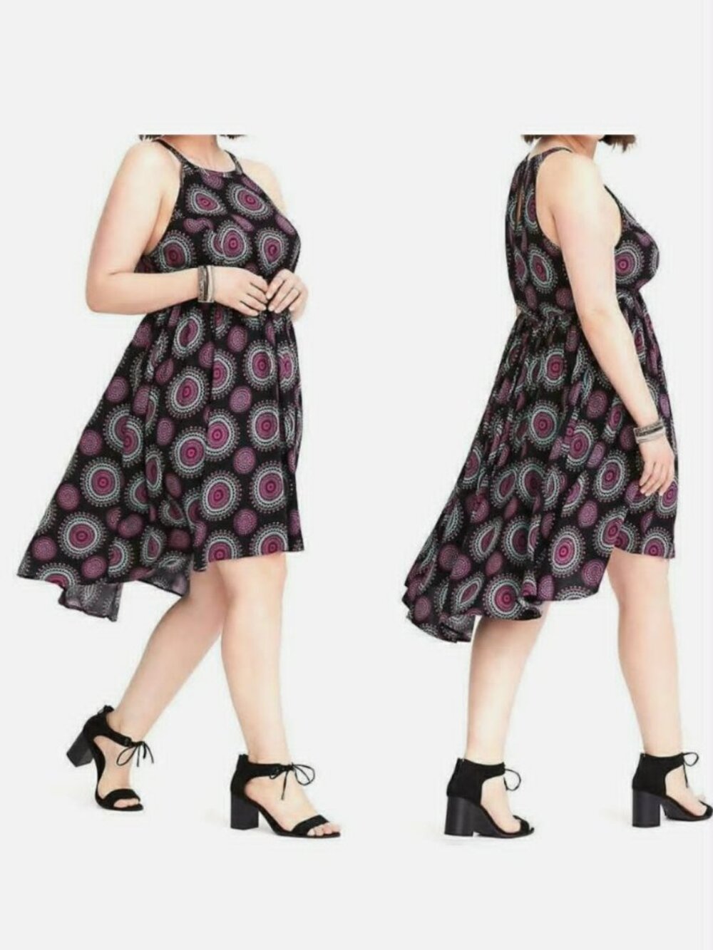 TORRID GRAPHIC MIDI DRESS